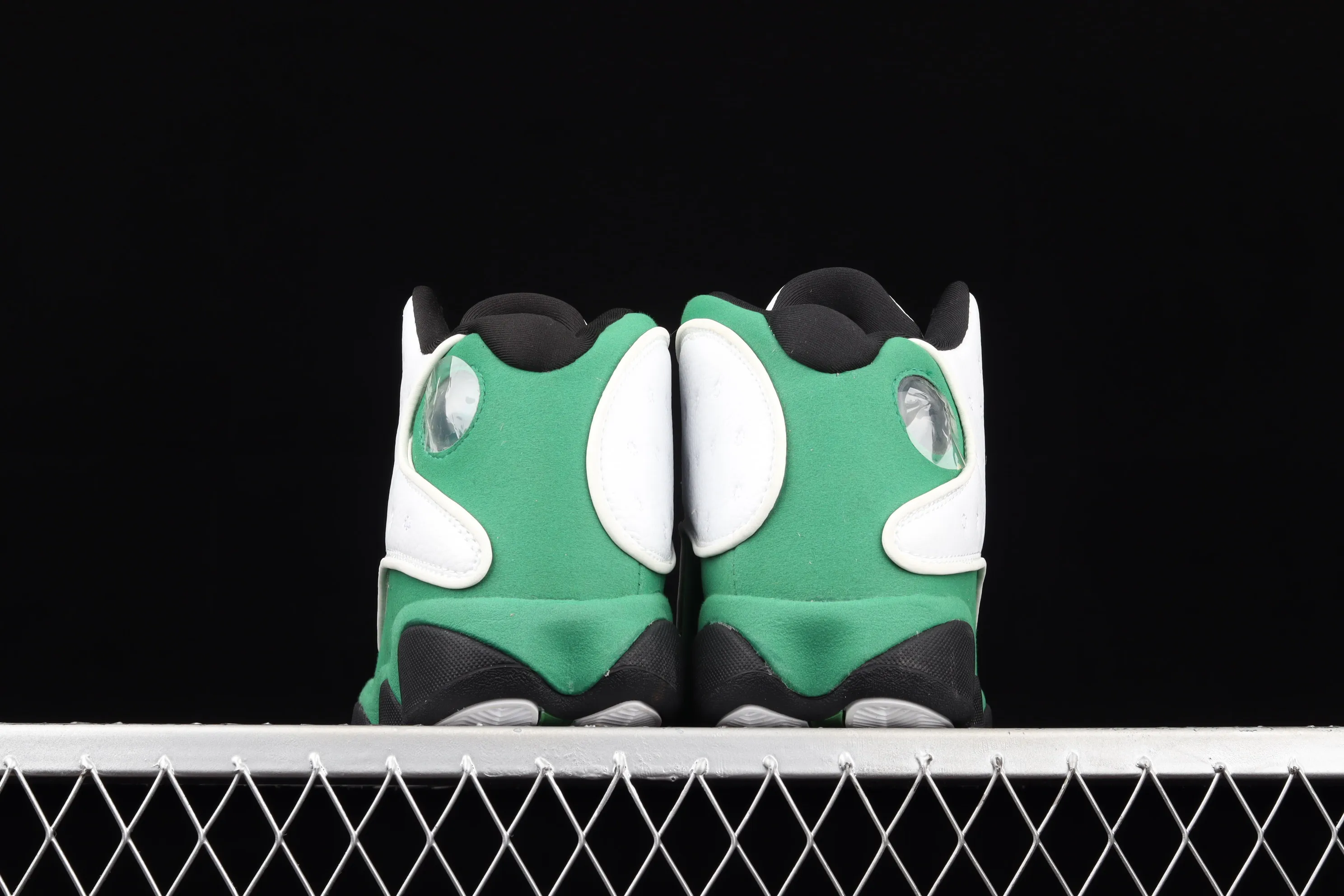 All categories Air Jordan Jordan series basketball shoes Air Jordan 13 G version Air Jordan 13 Retro AJ13 white and green 414571-113